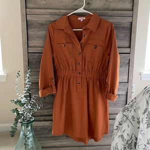 Utility Dress Pink Lily